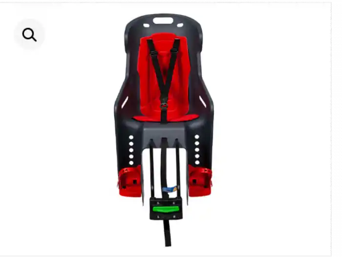 Noutate Scaun Bicicleta Spate pentru Copii Prindere pe Cadru LASALLE SPORTS Flamingo Antracit-Rosu