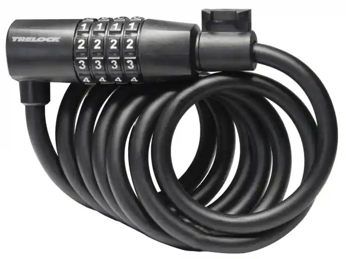 Antifurt bicicleta Trelock SK108/180/8 Code, negru Ultima șansă