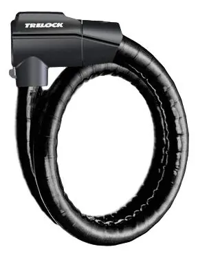 Antifurt Bicicleta Trelock Cablu Armat Pk 560, anti-coroziv/praf,cheie rev., negru Retur gratuit