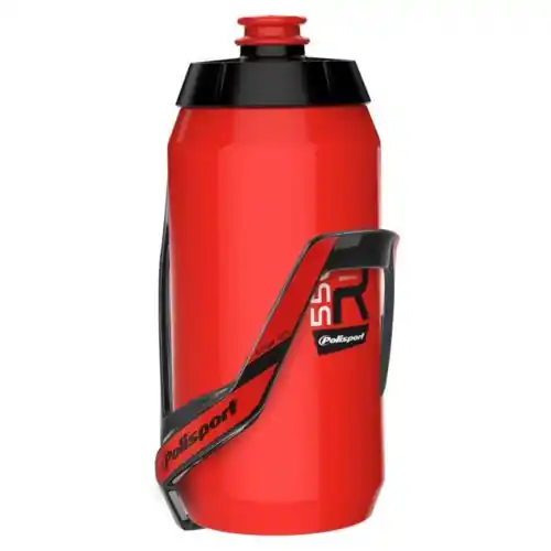 Ultima șansă Suport Holder Pro si Bidon Apa R550 Polisport - 550 ml, Rosu