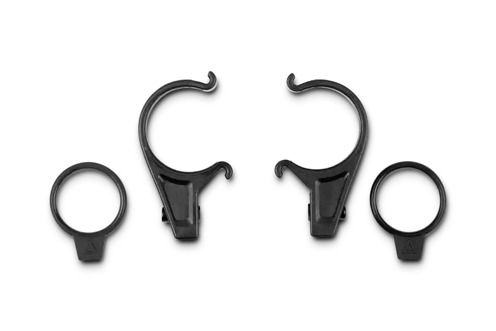 ADAPTOR APARATOARE ACID FORK ADAPTER FOR MUDGUARD STAYS O-RING CLIP 1.0/2.0 NEGRU Livrare rapidă