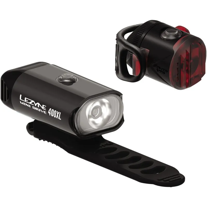 Expediere rapidă Far LEZYNE MINI DRIVE 400 + Stop FEMTO DRIVE USB