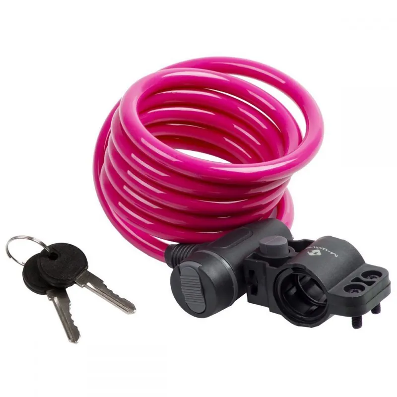 Antifurt cu Cheie M-WAVE ”S 10.18” Roz Noutate