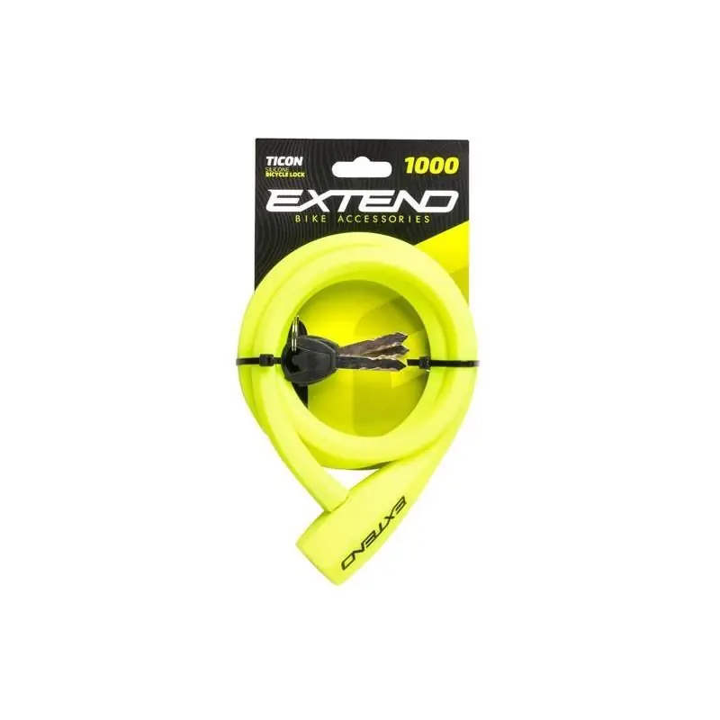 Expediere rapidă Antifurt cu Cheie EXTEND TICON 12*1000mm, Lime