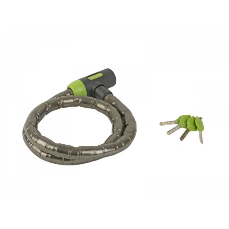 Antifurt cu Cheie AUTHOR ACL-90 C-Armored - 22x1200 mm  Negru/Verde Ultima șansă