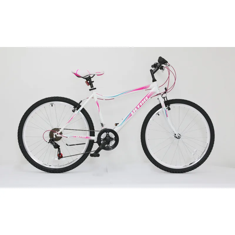 Expediere rapidă Bicicleta ULTRA Gravita 26" alb/roz/verde 420mm 420MM