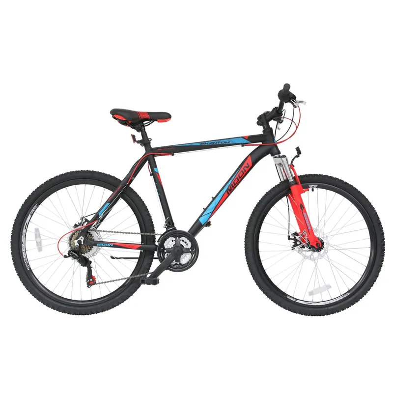 Preț mic Bicicleta MOON Phantom 26" negru/rosu  440MM