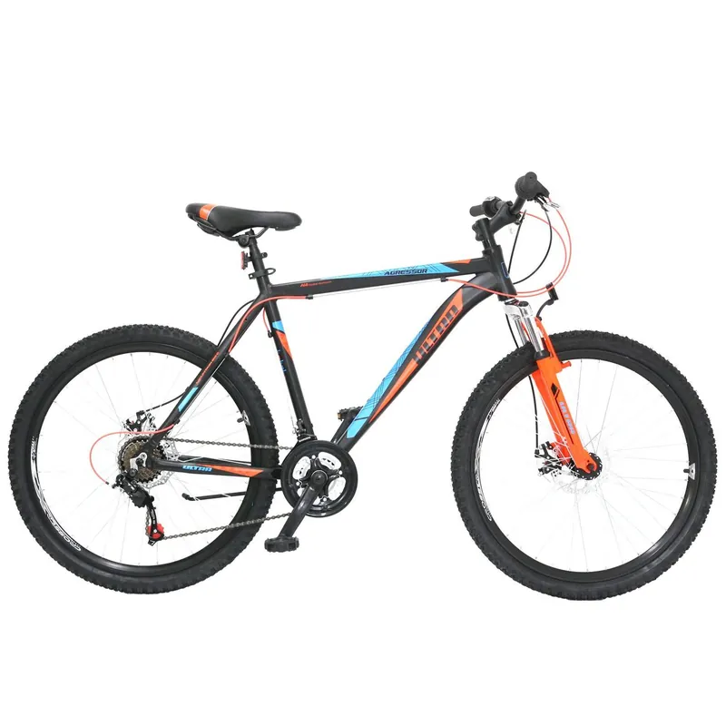 Cumpără acum Bicicleta ULTRA Agressor 26" negru/portocaliu neon/albastru 440mm 440MM