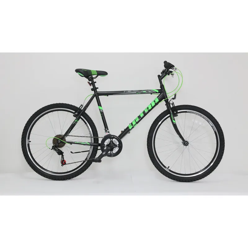 Bicicleta ULTRA Storm 26" negru/verde 480mm 480MM Transport gratuit