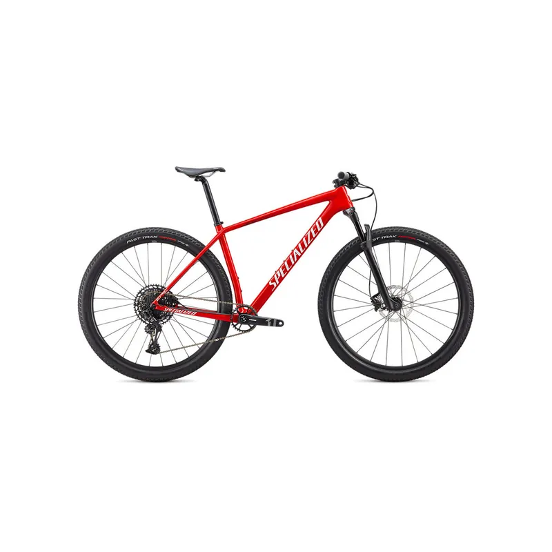 Super ofertă Bicicleta SPECIALIZED Epic Hardtail 29 Gloss Flo Red/Metallic White Silver/Tarmac Black  L