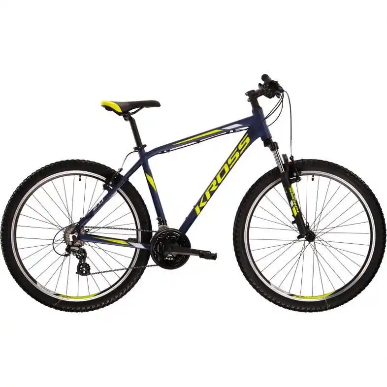 Bicicleta KROSS HEXAGON 2.0 27,5" M ALBASTRU-GALBEN Premium