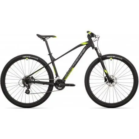 Discount Bicicleta Rock Machine Manhattan 40-29/2 29 Negru/Gri/Galben Neon L-19