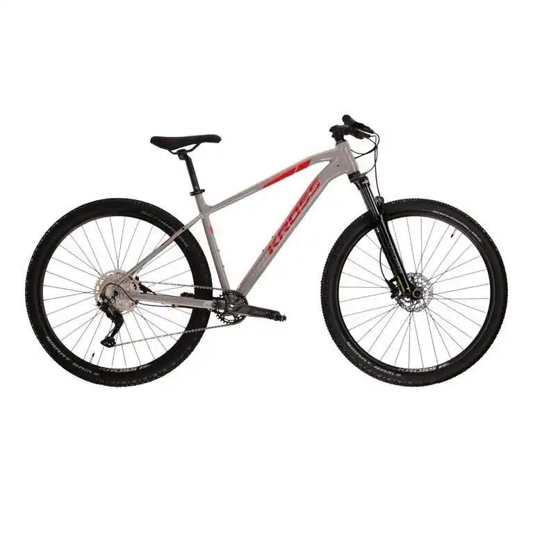 Bicicleta KROSS LEVEL 4.0 29" L GRI-ROSU Discount