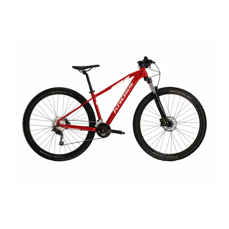 Bicicleta KROSS LEVEL 3.0 29" M ROSU-ALB Preț redus