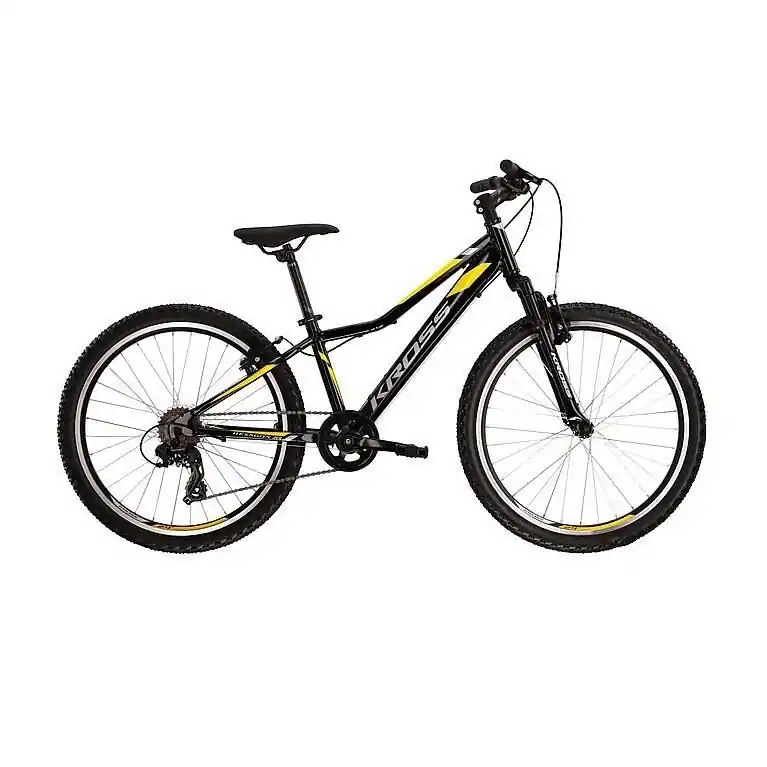 Bicicleta KROSS HEXAGON JR 1.0 24" S NEGRU-GALBEN Ofertă de sezon