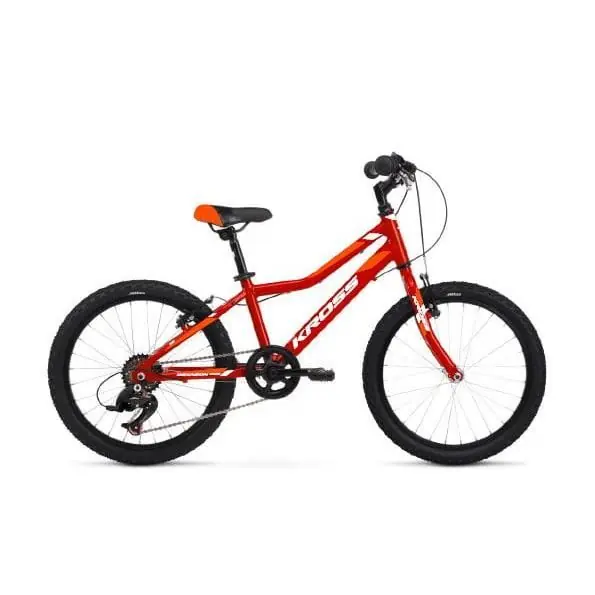 Bicicleta KROSS HEXAGON MINI 1.0 20" S ROSU-ALB Premium