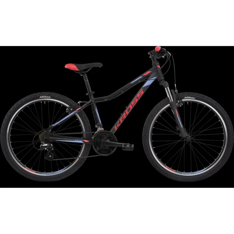 Bicicleta KROSS LEA 2.0 27,5" M DAMA NEGRU-ROZ Preferatul clienților