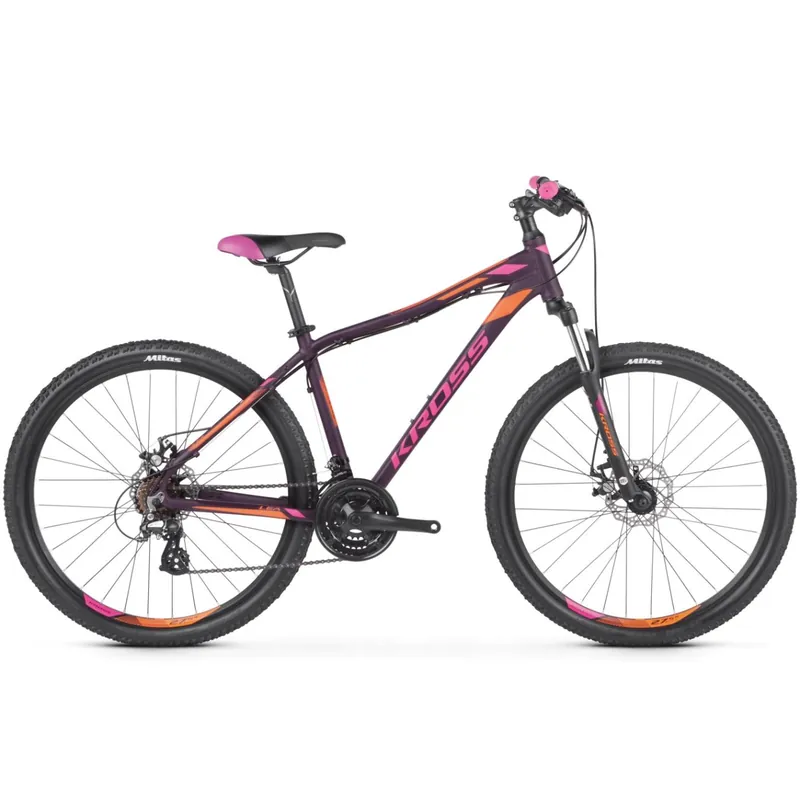 Bicicleta KROSS LEA 3.0 26" XS DAMA MOV-ROZ Mai ieftin