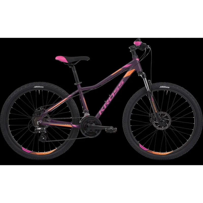 Bicicleta KROSS LEA 3.0 27,5" M DAMA MOV-ROZ Expediere rapidă