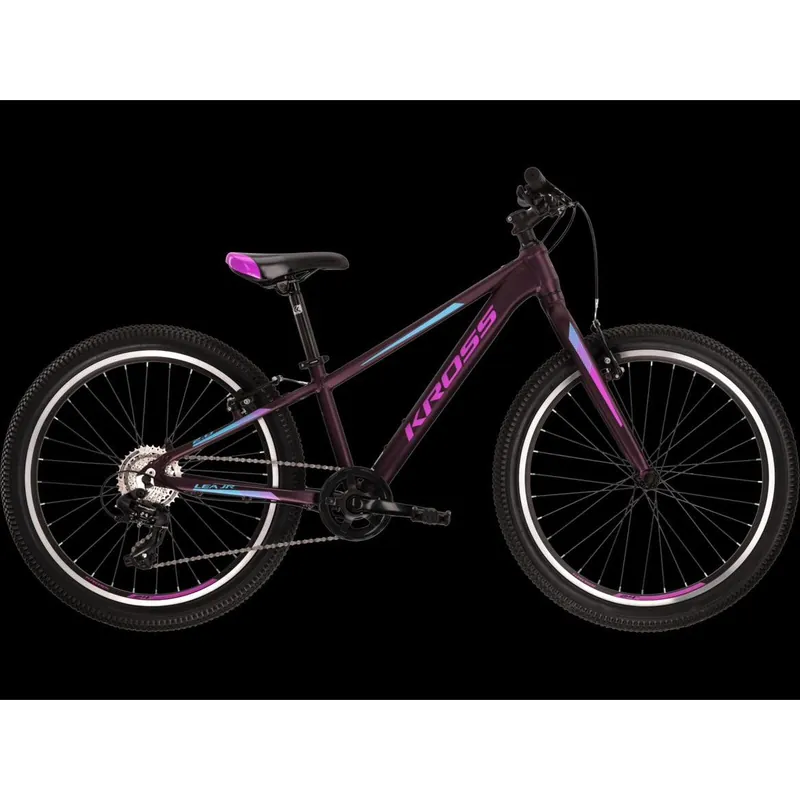 Plată sigură Bicicleta KROSS LEA JR 2.0 24" S DAMA MOV-ALBASTRU