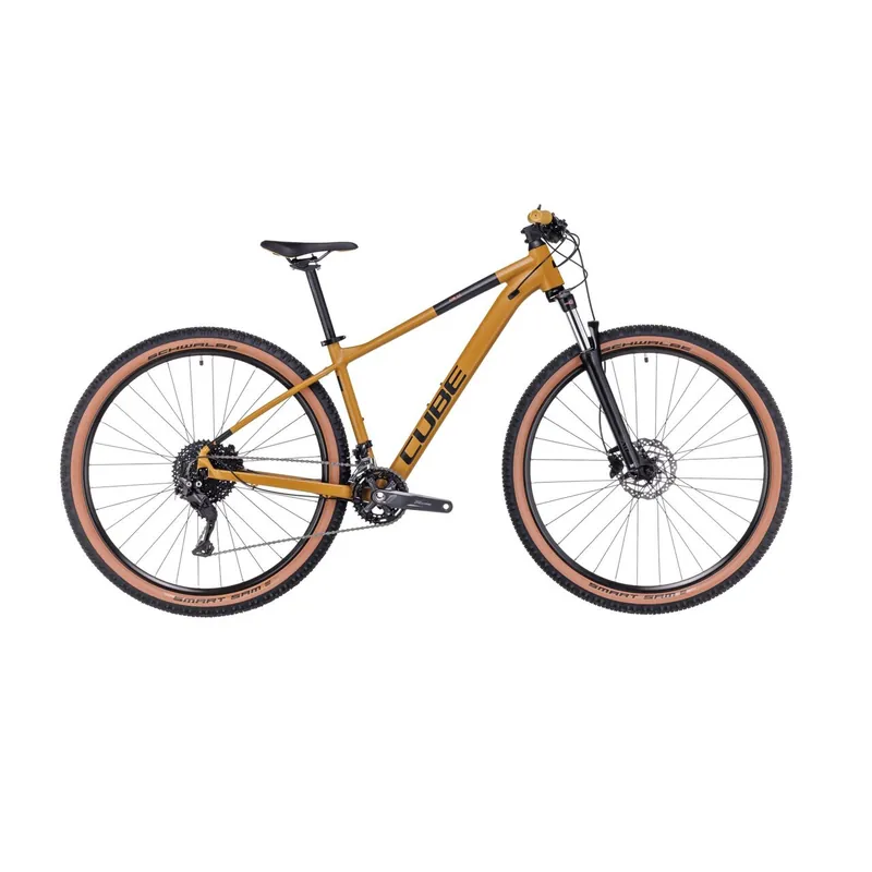 Preț redus BICICLETA CUBE AIM EX Caramel Black 2023 cadru S (16") - roti 27.5"