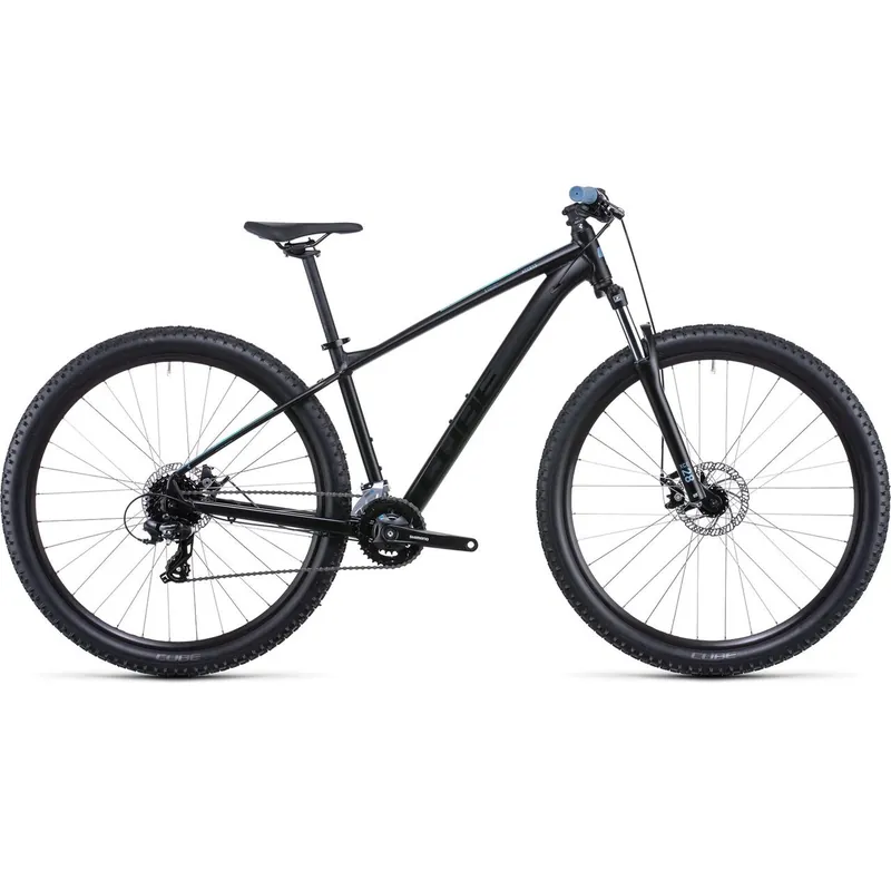 BICICLETA CUBE ACCESS WS Black Blue 2022 cadru 14" (XS) - roti 27.5" Preț promoțional