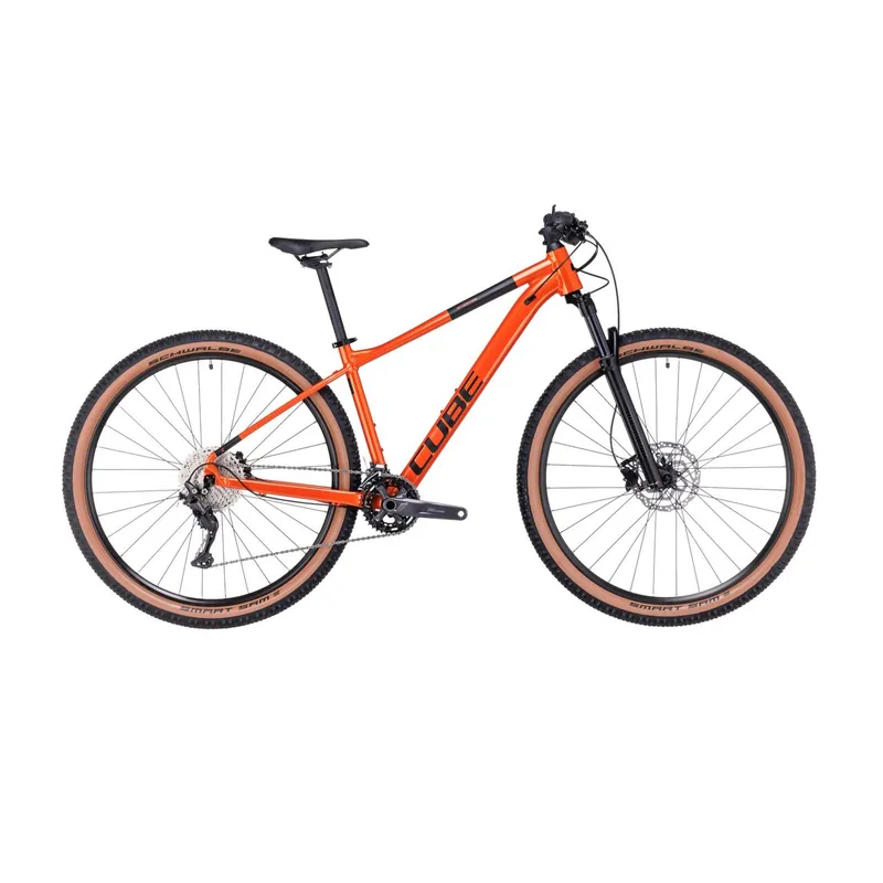 Ultima șansă BICICLETA CUBE ATTENTION Fireorange Black 2023 cadru XXL (24") - roti 29"