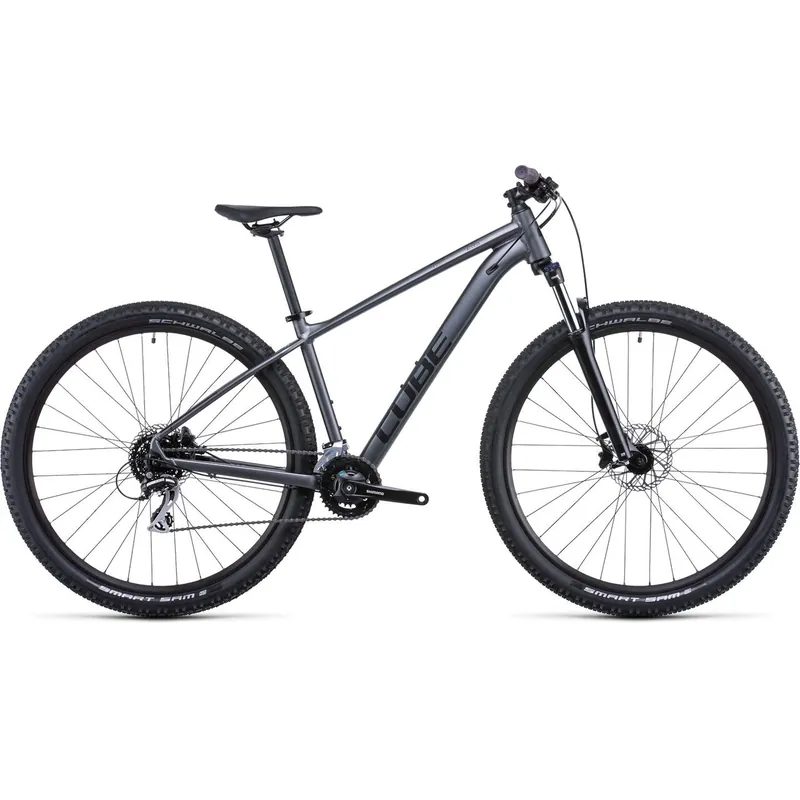 BICICLETA CUBE ACCESS WS EXC Grey Berry 2022 cadru 14" (XS) - roti 27.5" Promoție