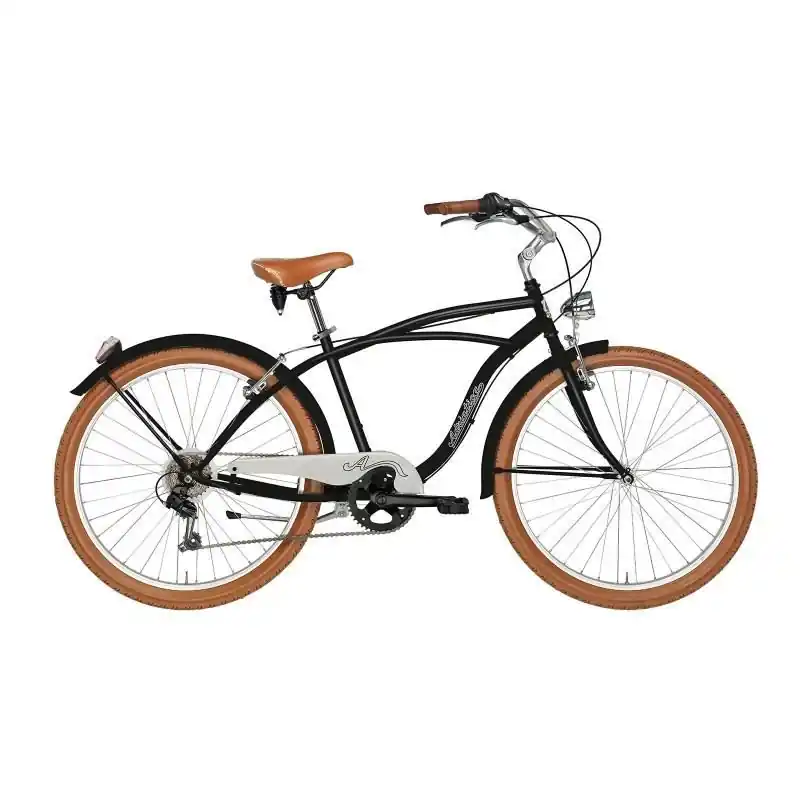 Bicicleta Adriatica Cruiser Man 26 6V neagra 45 cm Cel mai bun preț
