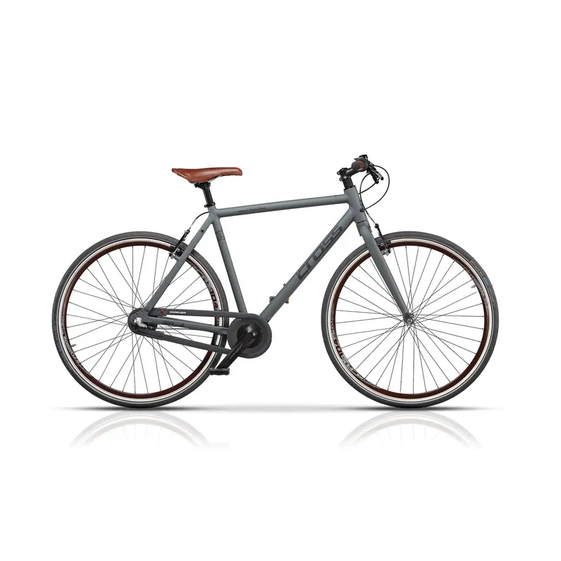 Bicicleta CROSS Spria Urban 28" Gri 470mm 470MM Plată securizată