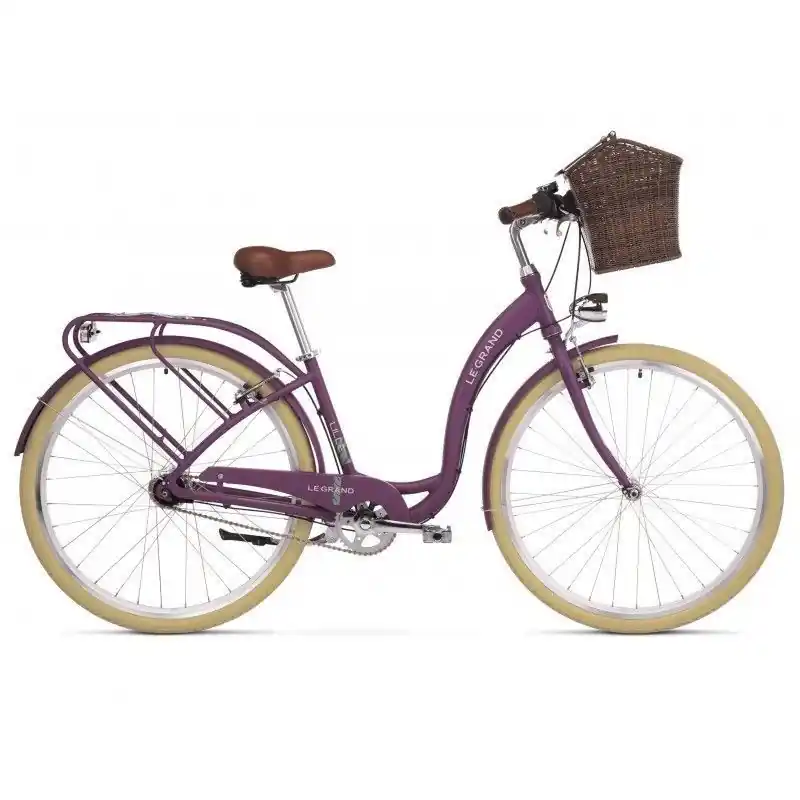 Reducere Bicicleta Le Grand Lille 5 28 DM violet-grey-matte 2020