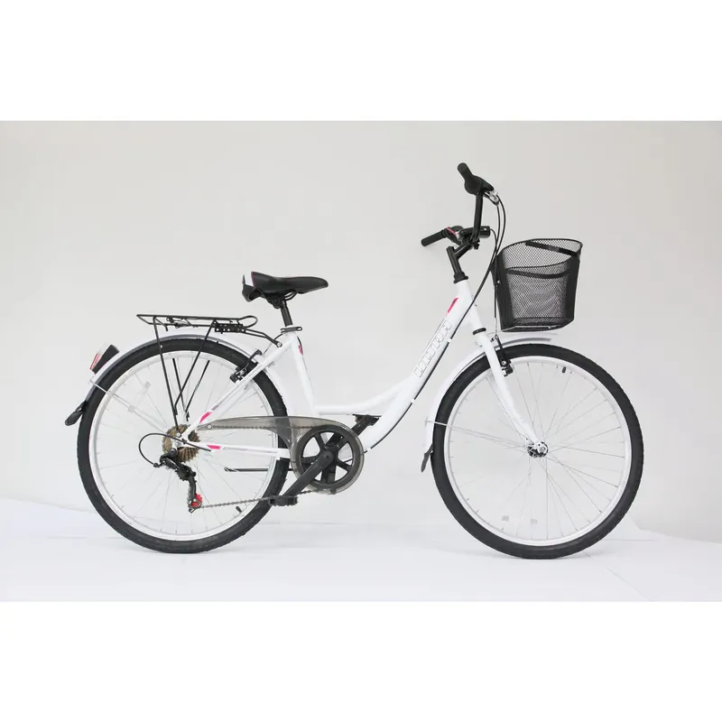 Preț redus Bicicleta ULTRA Tonus CTB 26" aluminiu alb 420mm 420MM