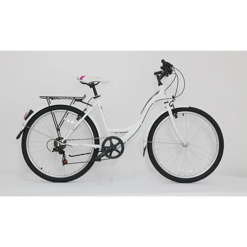 Bicicleta ULTRA Tonus CTB 26" alb/gri/roz 420mm 420MM Chilipir