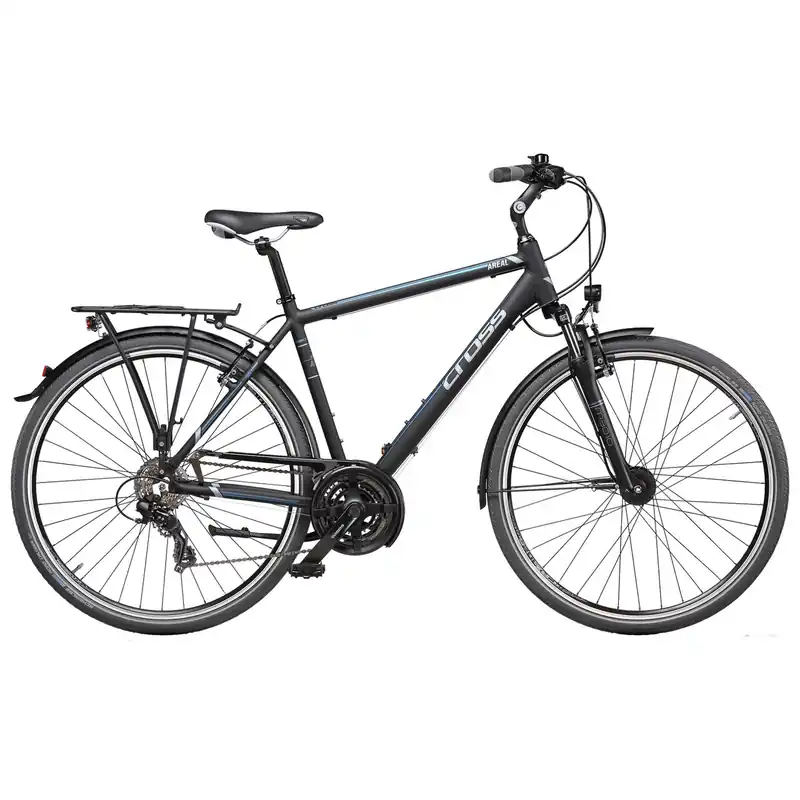 Premium Bicicleta CROSS Areal Man Trekking 28'' Negru/Albastru 480mm 480MM