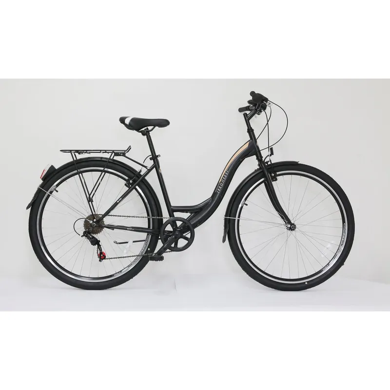 Bicicleta ULTRA Regata CTB 28" negru/bej/alb 460mm Nu rata