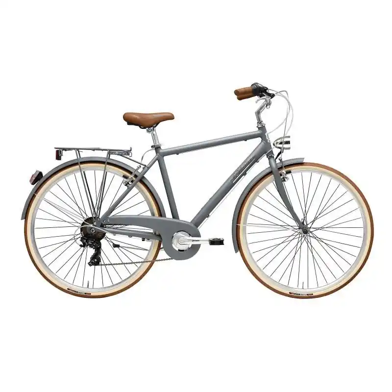 "Bicicleta Adriatica Retro Man 28 Gri Mat 500mm" Preț promoțional