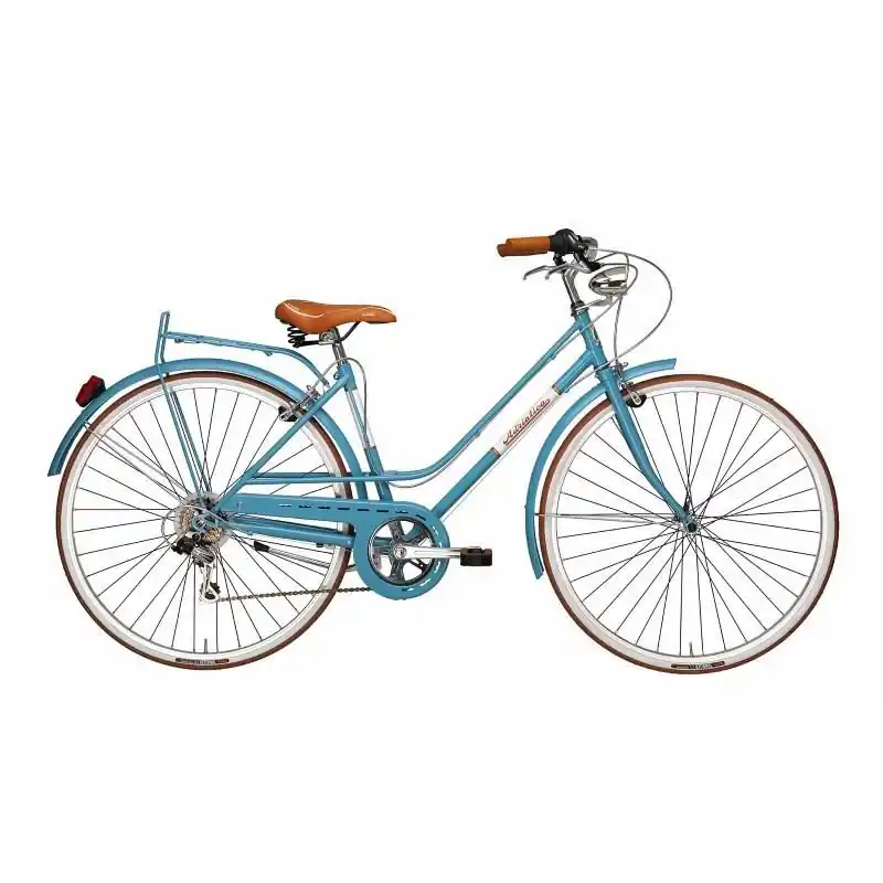 Bicicleta Adriatica Rondine Lady 28 6V albastra 45 cm Ofertă de sezon