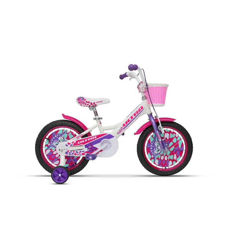 Plată sigură Bicicleta ULTRA Larisa 16" roti alum. - alb