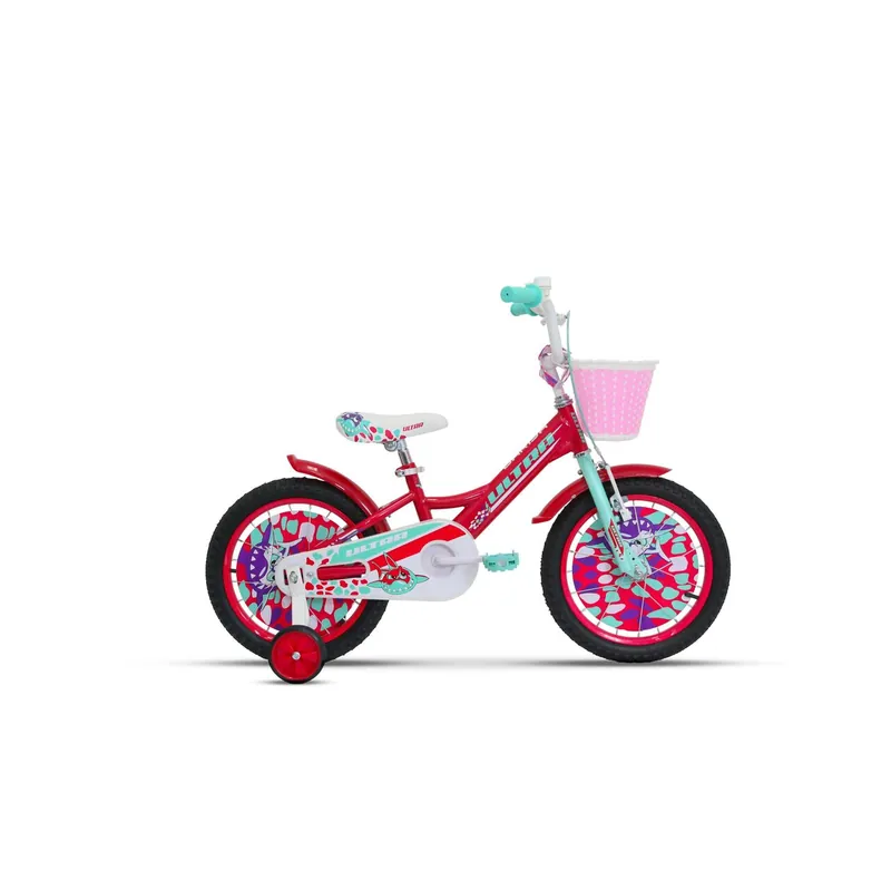 Ofertă exclusivă Bicicleta ULTRA Larisa 16" rosu/vernil