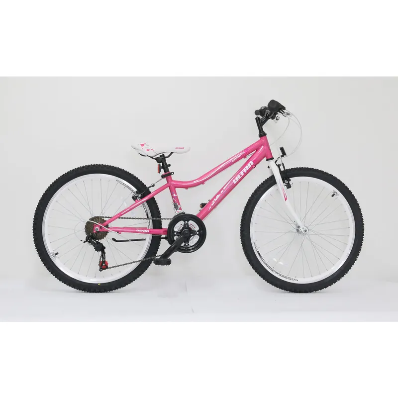 Bicicleta ULTRA Gravita 24" roz/alb Livrare rapidă