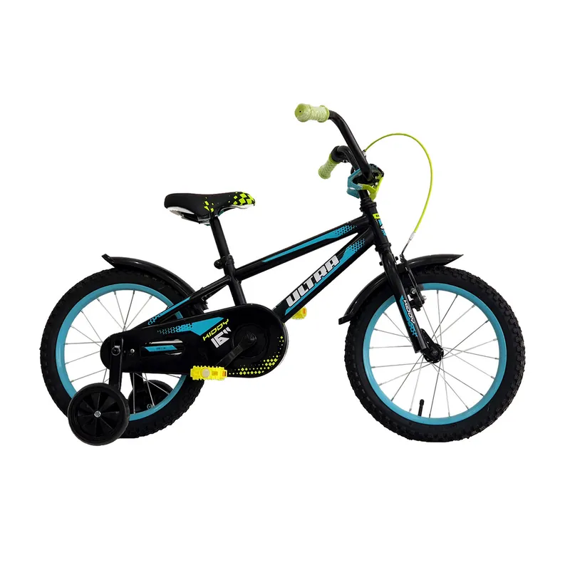 BICICLETA COPII ULTRA KIDY 16 C-BRAKE COPII - NEGRU Ofertă limitată