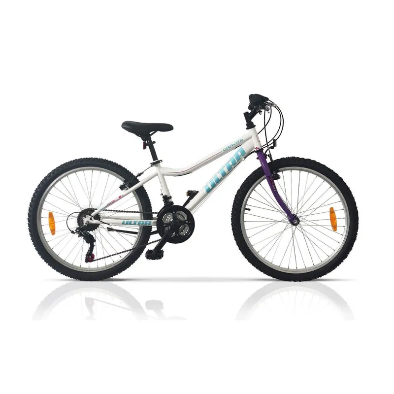 Bicicleta copii Ultra 24 Gravita alba, ULT21117 Reducere de preț