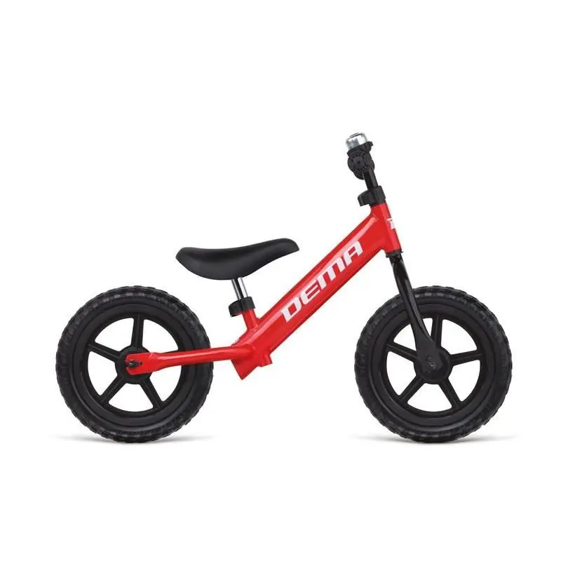 Livrare gratuită Bicicleta Copii fara Pedale 12" DEMA BEEP PVA  Rosu