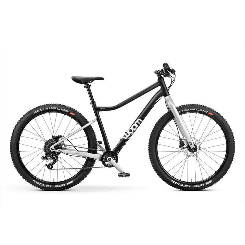 Bicicleta copii WOOM 6 OFF 26" Negru/Gri Livrare expres