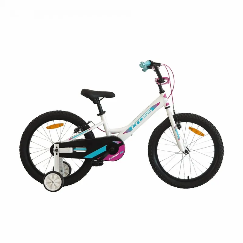 BICICLETA COPII MTB CROSS DAISY 20 - ALB | 6-8 ANI Ofertă specială