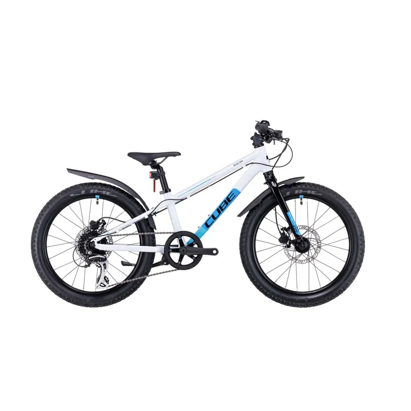 BICICLETA COPII CUBE ACID 200 DISC ALLROAD WHITE BLUE 2023 ROTI 20" Ofertă exclusivă