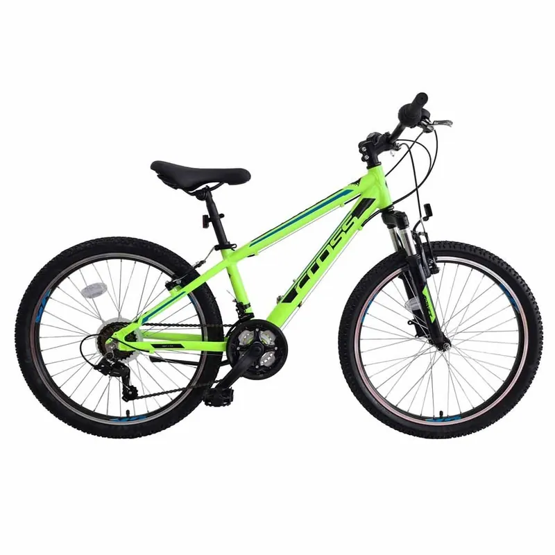 BICICLETA COPII MTB CROSS BOXER 24 - VERDE Preferatul clienților