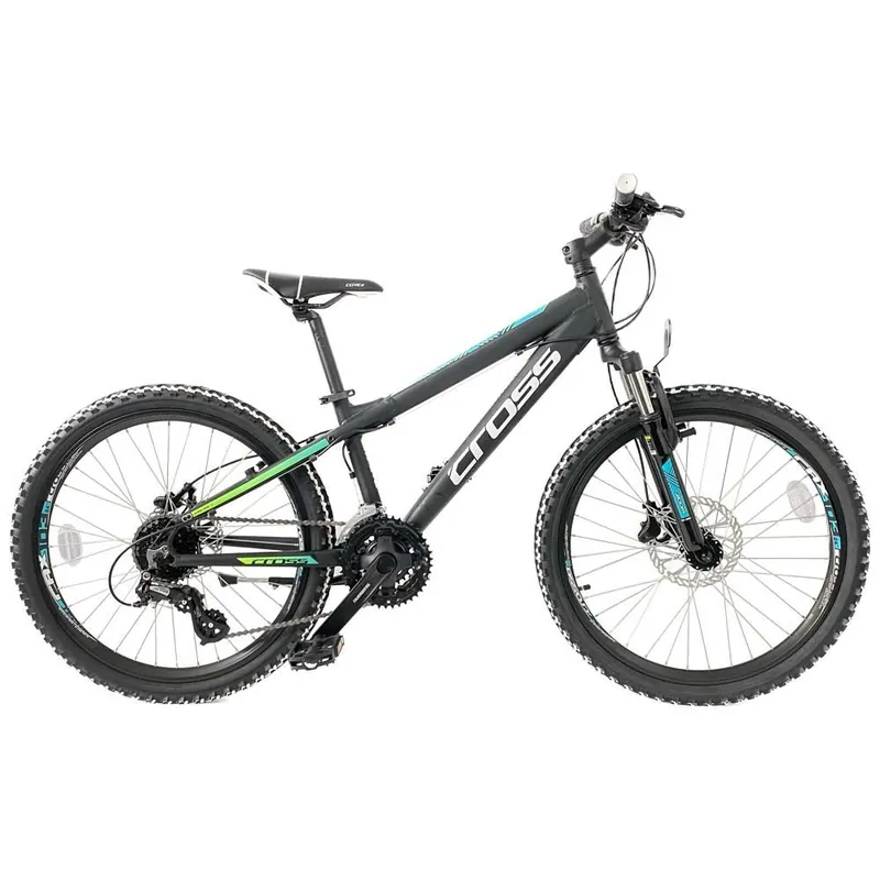 BICICLETA COPII MTB CROSS GRAVITO BOY 24 HDB - ALBASTRU Reducere specială