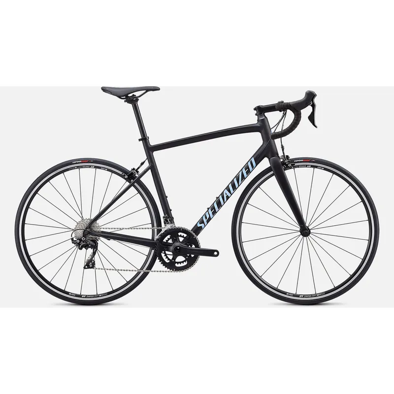 Bicicleta SPECIALIZED Allez Elite Satin Black/Blue Reflective/Clean  58 Ofertă specială