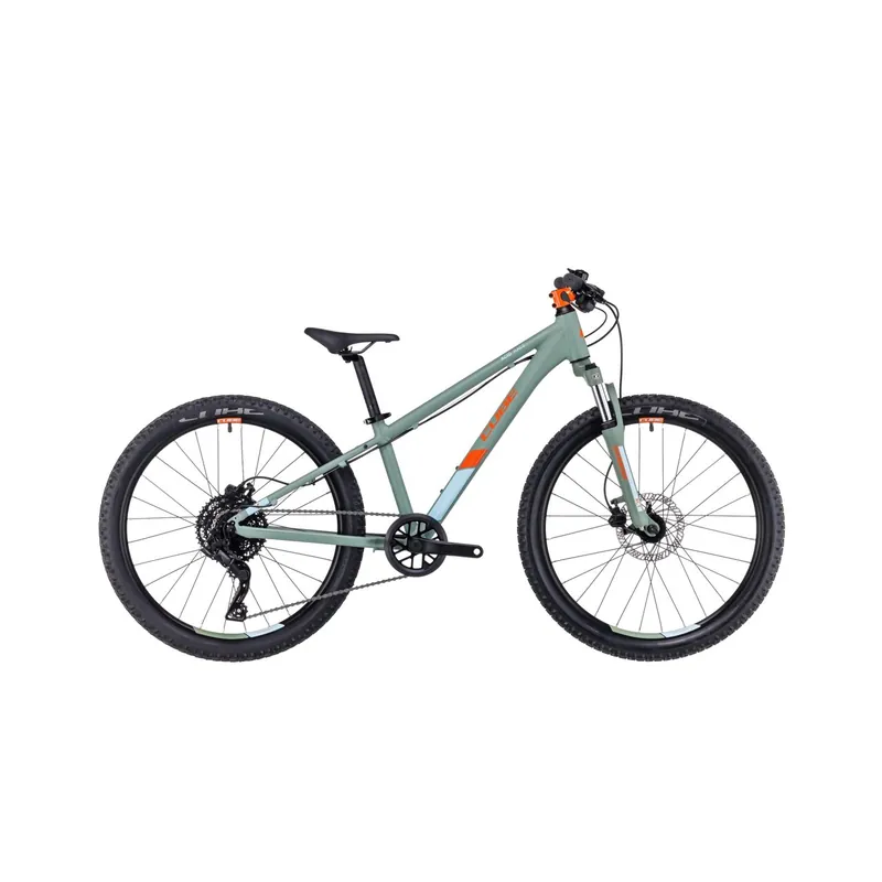 BICICLETA COPII CUBE ACID 240 DISC GREEN ORANGE 2023 ROTI 24" Cumpărături sigure